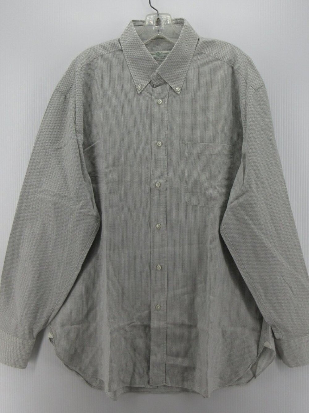 Luigi Borrelli Shirt 17 Button Down Micro Check Classic Woven Italy